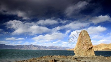 西藏班公湖图片