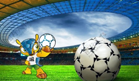 巴西世界杯吉祥物设计图片