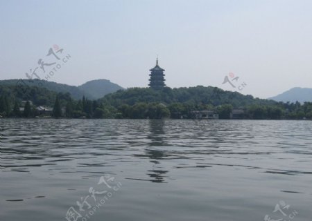 杭州西湖西湖雷锋塔图片