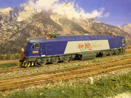 火车模型HXD3B图片