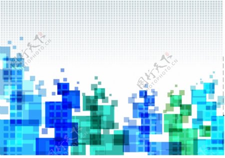 抽象方块图形图片