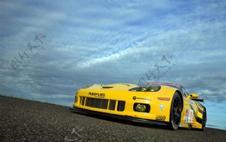 GT2护卫舰C6R世界名车世界赛车赛车交通工具现代科技摄影300DPI图片