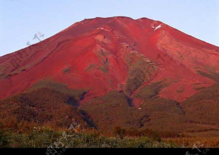 休眠火山图片