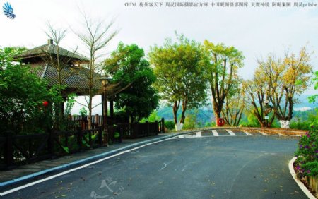 梅县客天下风景区交通图片