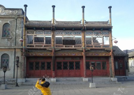 老北京木结构建筑图片