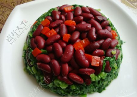 红豆焖肉图片