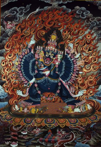 西藏精品手绘唐卡图片