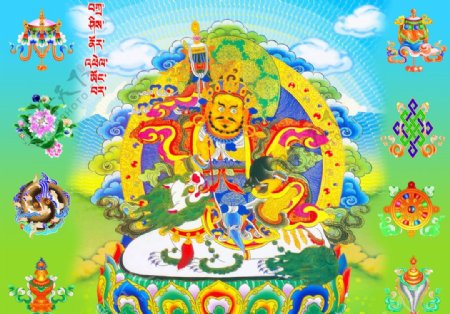 藏族财神图片