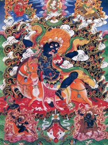 西藏日喀则唐卡佛教佛法佛经佛龛唐卡全大藏族文化01图片