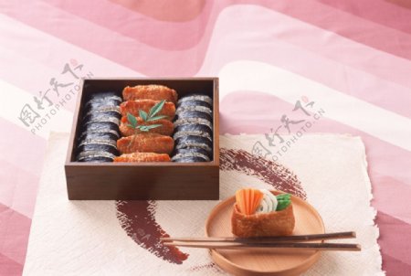 日本料理寿司高清摄影图片