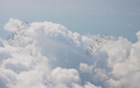 空中看云图片