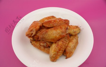 奥尔良烤鸡翅图片