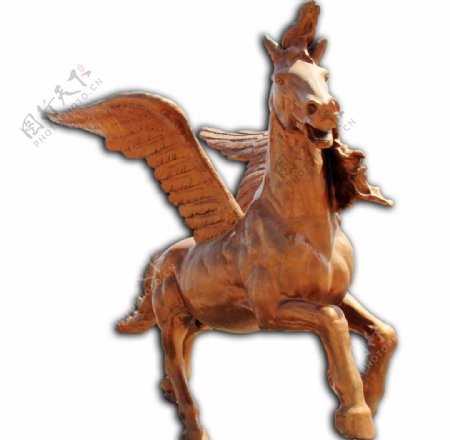 铜马免抠素材图片