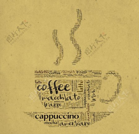咖啡背景图图片