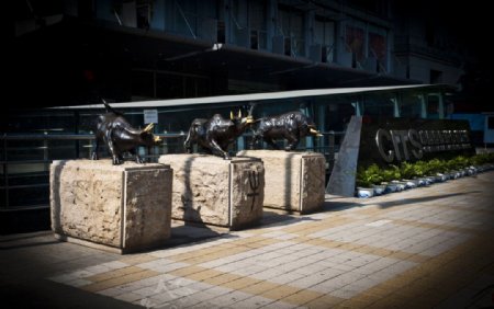 北京金牛雕塑图片