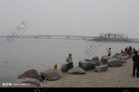蚌埠龙湖大桥图片