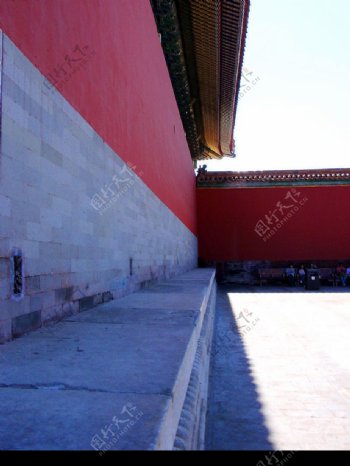 故宫红墙之一图片