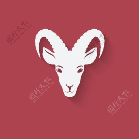 2015羊年海报羊头图片