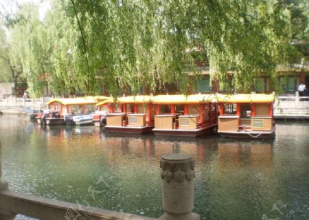 济南护城河景色图片