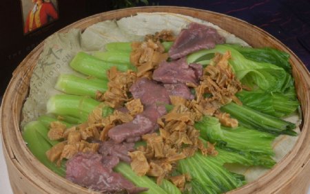 梅菜牛肉松蒸水东芥图片
