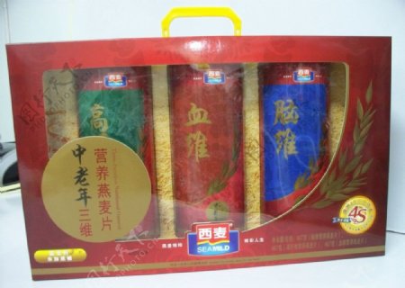 中老年营养燕麦片礼盒图片