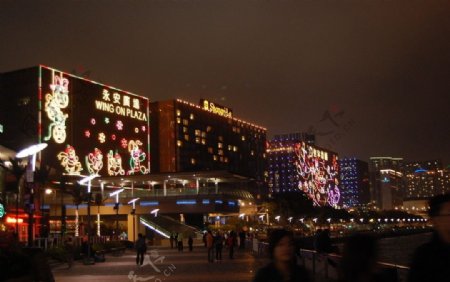 香港风景夜景图片