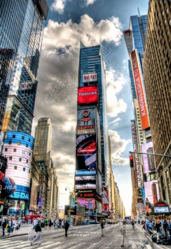 风景名胜建筑景观自然风景旅游印记纽约市时代广场图片