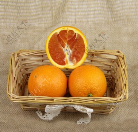 橙子血橙水果图片