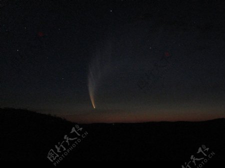 P1彗星图片
