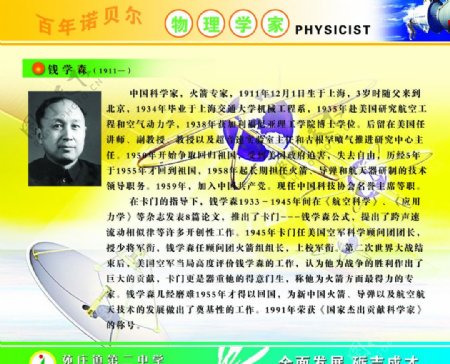 钱学森科学家名人名言图片