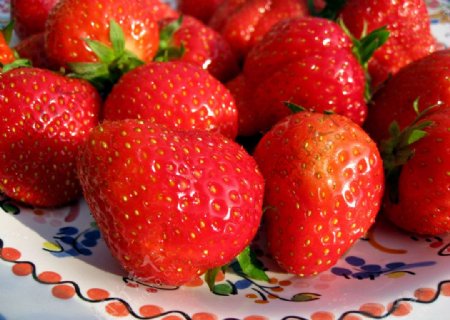 草莓水果特写图片