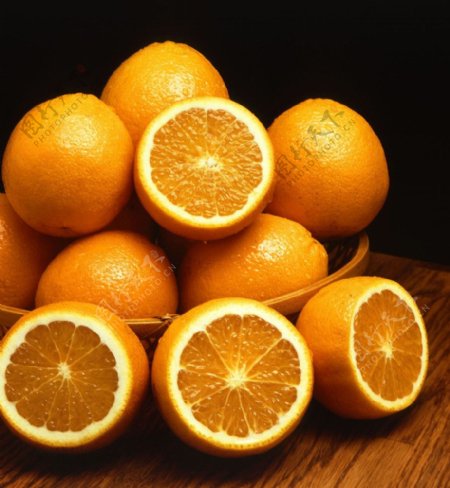 橘子摄影图片