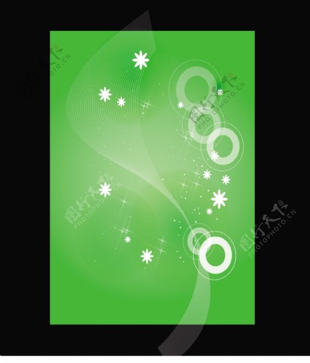 绿色背景线条底纹素材图片