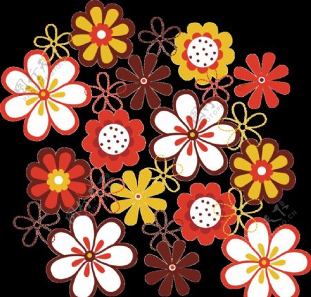 韩式花纹图片