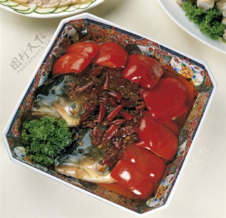菜椒鱼头图片