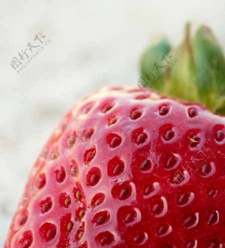 草莓特写图片