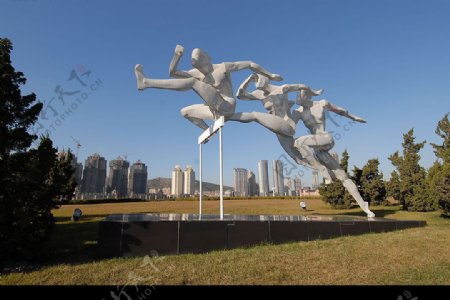星海广场雕塑图片