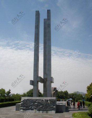 三总兵纪念广场与雕塑图片