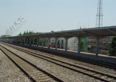 铁路小站图片