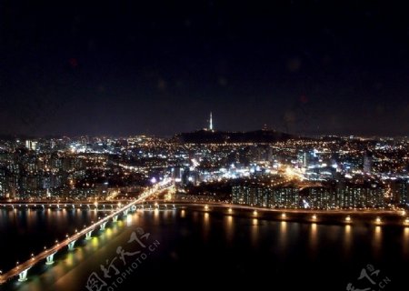 首尔之夜景图片