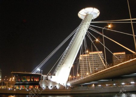 天津赤峰桥夜景图片