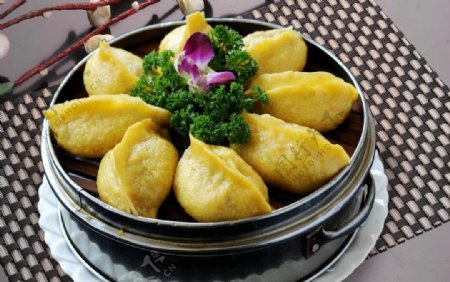 酸菜蒸饺图片