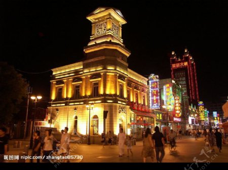 天津夜景图片