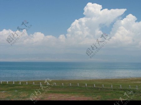 美丽的青海湖图片
