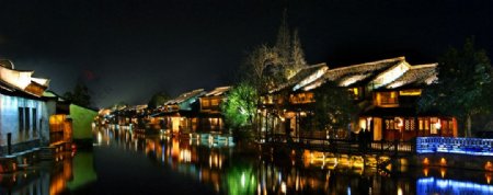 江南夜景图片