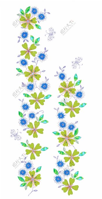 花纹花朵背景图片