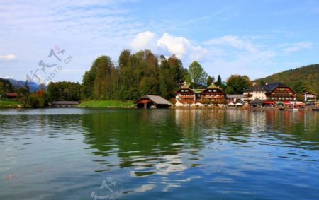 奥地利国王湖图片