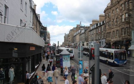 爱丁堡街景图片
