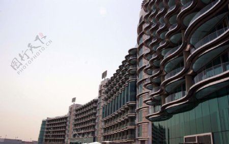 迪拜跑马场宾馆大楼图片