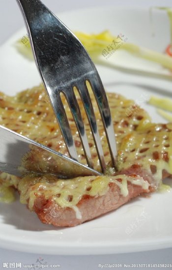 意大利奶酪焗猪排图片